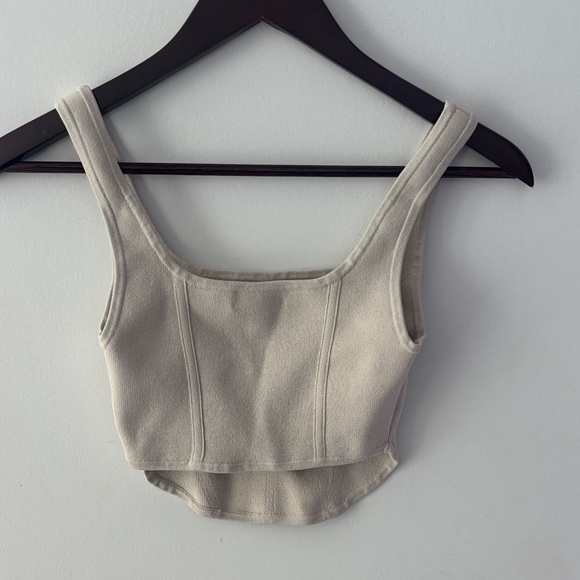 Babaton Beige Tank Top - Picture 2 of 3